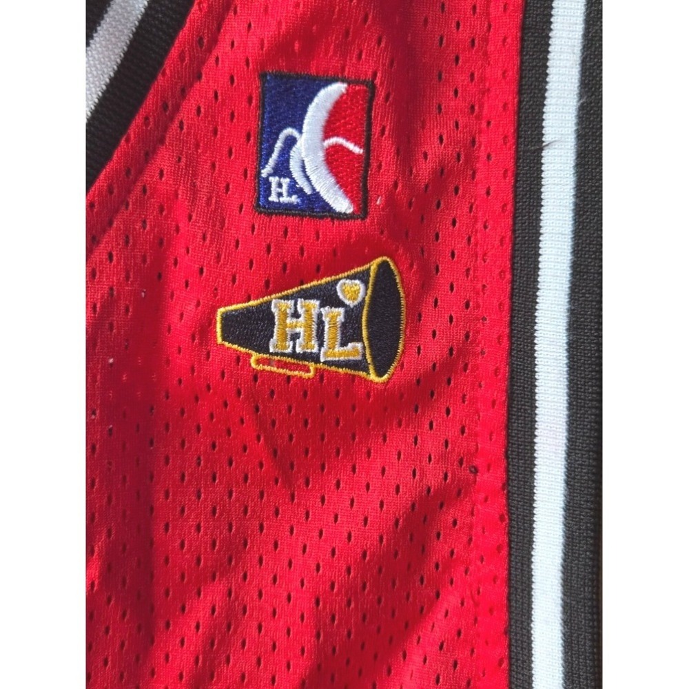 Vintage Harajuku Lovers Gwen Stefani Mesh Basketball Jersey Red Size XL Y2K - Picture 3 of 7